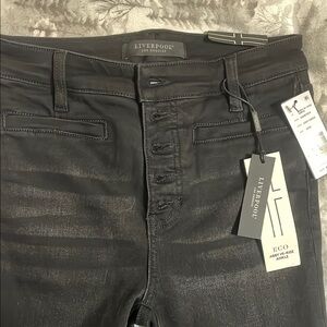 Liverpool Black Skinny Jeans Smooth Fit